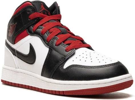 Jordan Kids Air Jordan 1 Mid "White Gym Red" sneakers