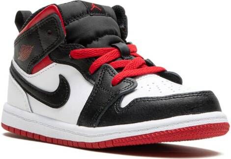 Jordan Kids Air Jordan 1 Mid "White Gym Red" sneakers