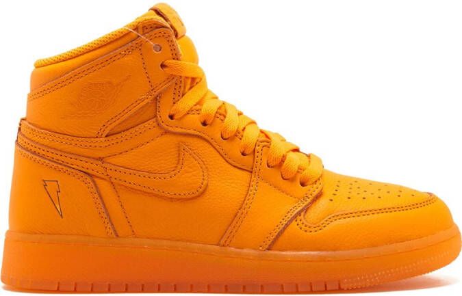 Jordan Kids Air Jordan 1 Retro hi-top sneakers Yellow