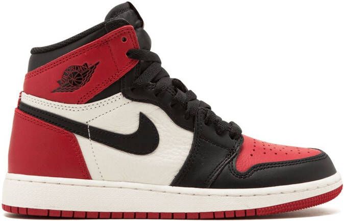 Jordan Kids Air Jordan 1 Retro High OG "Bred Toe" sneakers Black