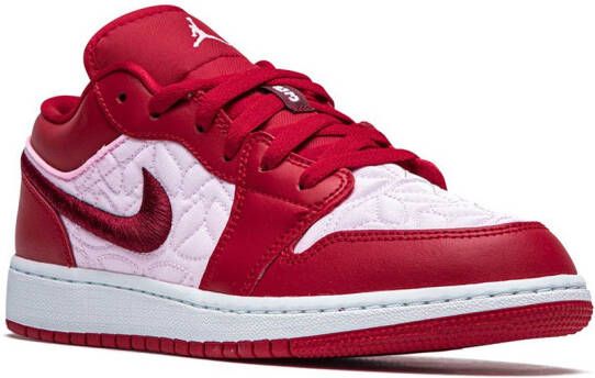 Jordan Kids Air Jordan 1 Low SE "Pink Quilt" sneakers Red