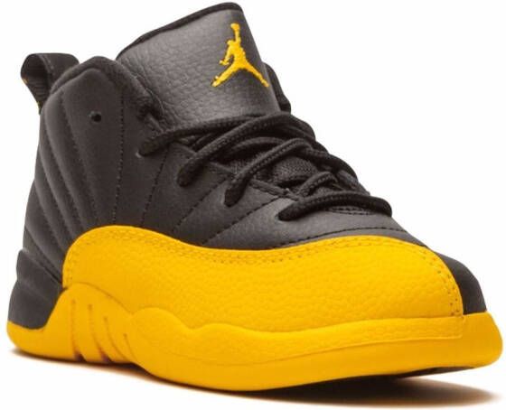 Jordan Kids Air Jordan 12 Retro "University Gold" sneakers Black