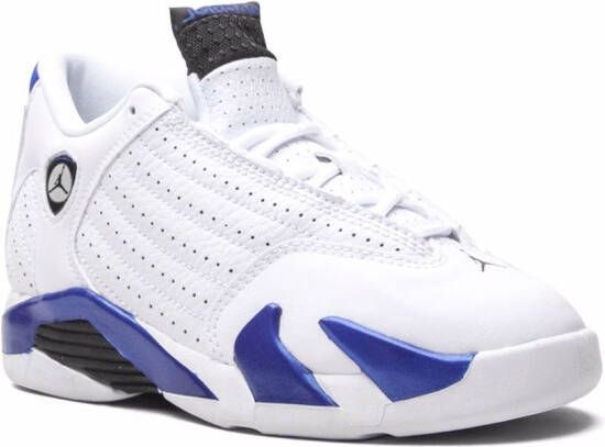 Jordan Kids Air Jordan 14 Retro "Hyper Royal" sneakers White