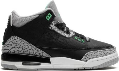 Jordan Kids Air Jordan 3 leather sneakers Black