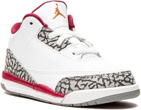 Jordan Kids Air Jordan 3 "Cardinal" sneakers White