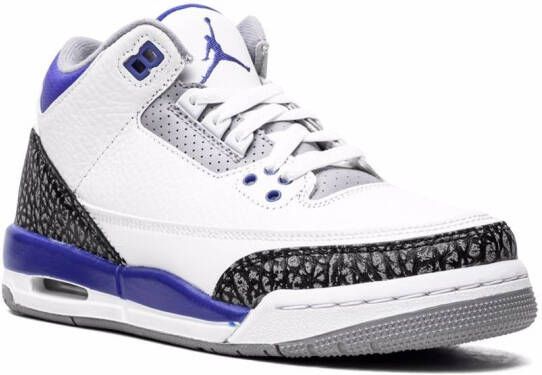 Jordan Kids Air Jordan 3 "Racer Blue" sneakers White