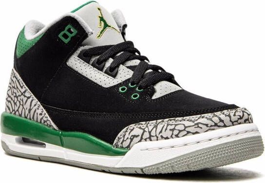 Jordan Kids Air Jordan 3 Retro "Pine Green" sneakers Black