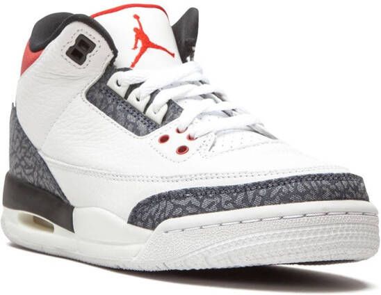 Jordan Kids Air Jordan 3 Retro "Denim" sneakers White