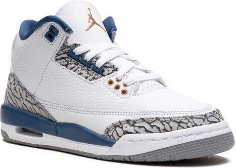 Jordan Kids Air Jordan 3 "Wizards" sneakers White