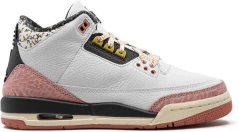 Jordan Kids Air Jordan 3 "White Red Stardust" sneakers