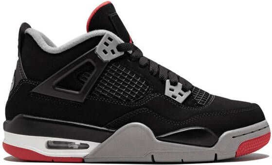 Jordan Kids Air Jordan 4 Retro "Bred 2019" sneakers Black