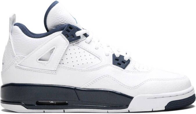 Jordan Kids Air Jordan 4 Retro BG "Legend Blue" sneakers White
