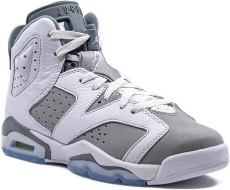 Jordan Kids Air Jordan 6 "Cool Grey" sneakers White