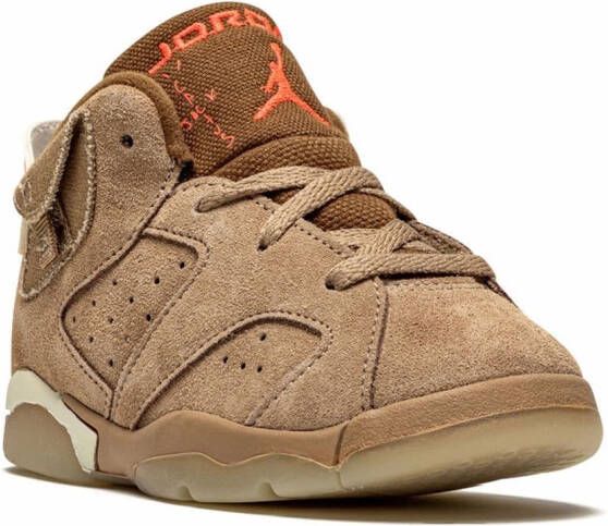Jordan Kids x Travis Scott Air Jordan 6 Retro "British Khaki" sneakers Brown