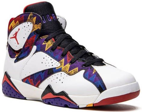 Jordan Kids Air Jordan 7 Retro BG "White University Red Black Bright Concord" sneakers