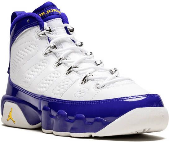 Jordan Kids Air Jordan 9 Retro BG "White Tour Yellow Concord" sneakers