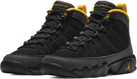 Jordan Kids Air Jordan 9 Retro "University Gold" sneakers Black