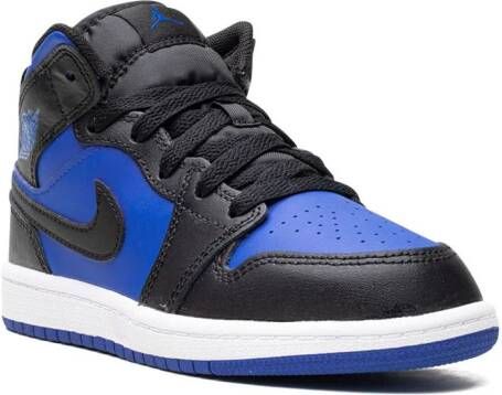 Jordan Kids Air Jordan Retro 1 Mid "Black Royal Blue" sneakers