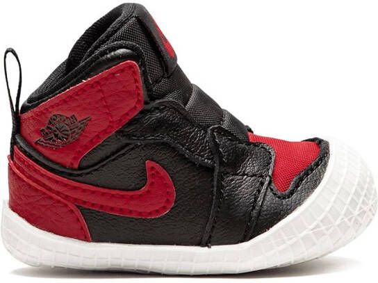 Jordan Kids Jordan 1 Crib Bootie "Bred" sneakers Black