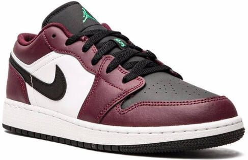 Jordan Kids Jordan 1 Low SE "Dark Beetroot Roma Green" sneakers Red