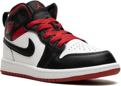 Jordan Kids Jordan 1 Mid "Gym Red" sneakers White