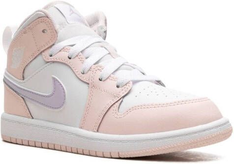 Jordan Kids Jordan 1 Mid "Pink Wash" sneakers