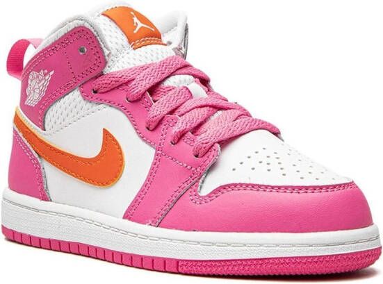 Jordan Kids Jordan 1 Mid sneakers Pink