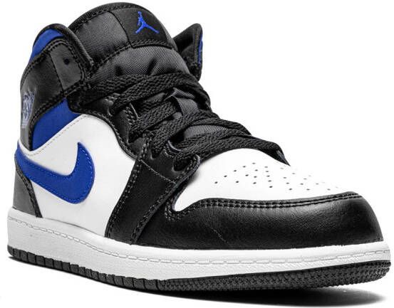 Jordan Kids Jordan 1 Mid "Black White Racer Blue" sneakers