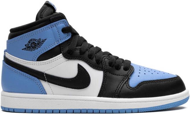 Jordan Kids Jordan 1 Retro High "UNC Toe" sneakers Black