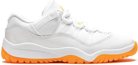 Jordan Kids Jordan 11 Retro Low "Bright Citrus" sneakers White