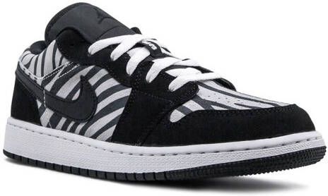 Jordan Kids Air Jordan 1 Low "Zebra" sneakers Black