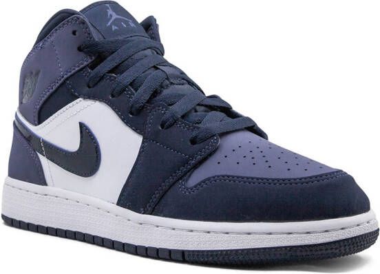 Jordan Kids Air Jordan 1 Mid "Sanded Purple" sneakers Blue