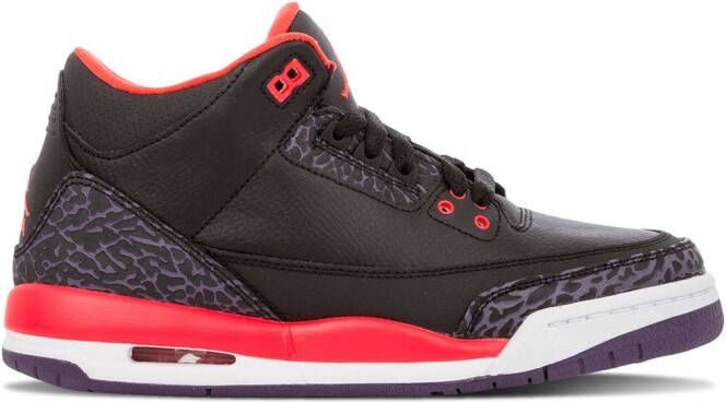 Jordan Kids Air Jordan 3 Retro "Crimson" sneakers Black