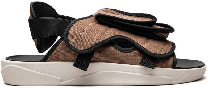 Jordan LS slides Brown