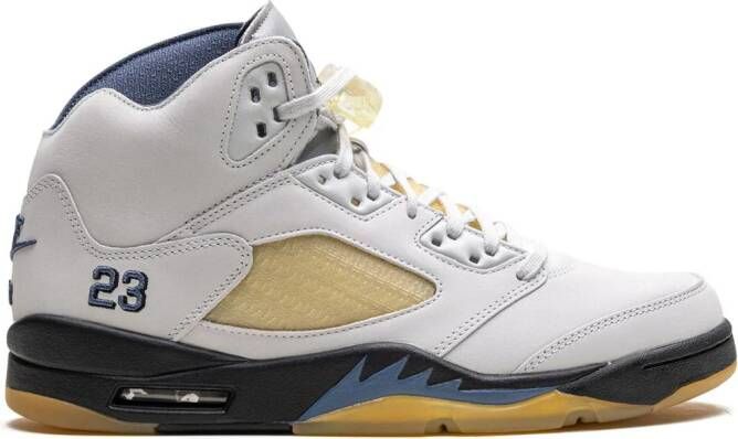 Jordan x A Ma Maniére Air 5 "Diffused Blue" sneakers White