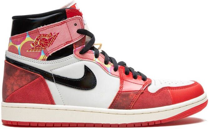 Jordan Air 1 High OG "Spider- Across The Spider-Verse" sneakers Red