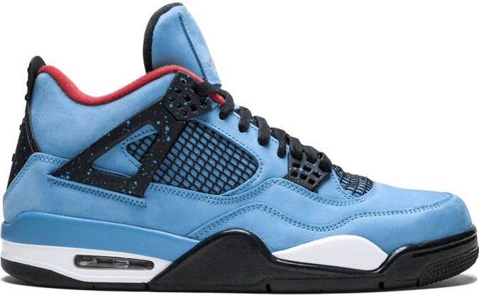 Jordan x Travis Scott Air 4 Retro "Cactus Jack" sneakers Blue