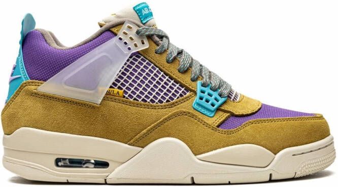 Jordan x Union Air 4 Retro SP "30Th Anniversary Desert Moss" sneakers Yellow