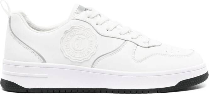 Just Cavalli logo-patch leather sneakers White