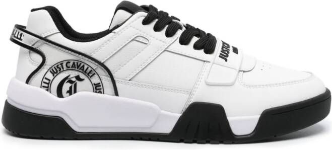 Just Cavalli logo-strap chunky sneakers White