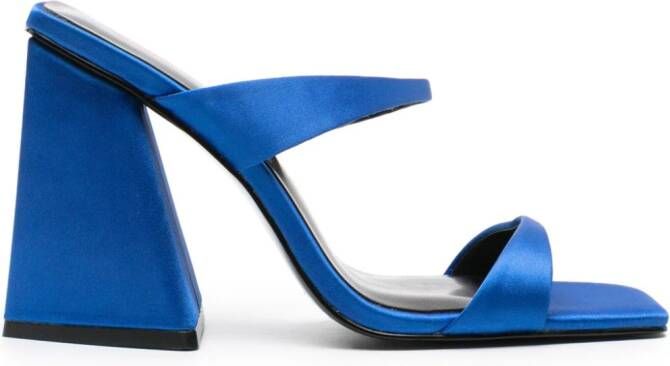 Just Cavalli 105mm square-toe sandals Blue