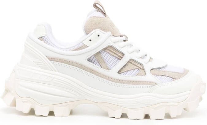 Juun.J layered chunky low-top sneakers White