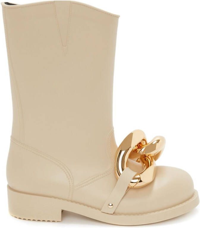 JW Anderson Chain low-heel wellies Neutrals