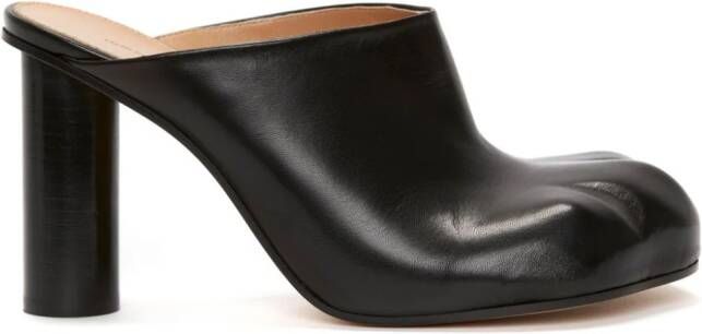 JW Anderson Paw leather mules Black