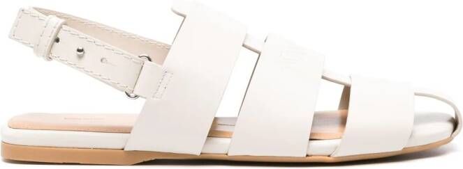 JW Anderson Slingback Fisherman leather sandals Neutrals