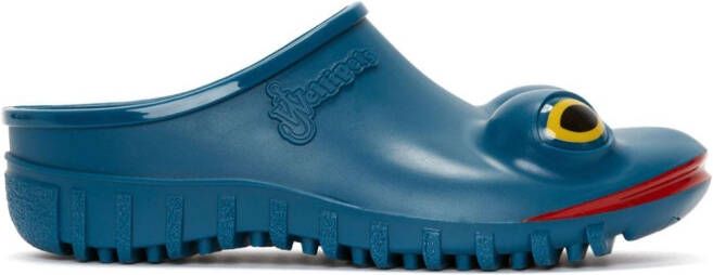 JW Anderson x Wellipets Frog round-toe clogs Blue