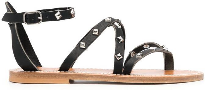 K. Jacques Epicure calf-leather sandals Black