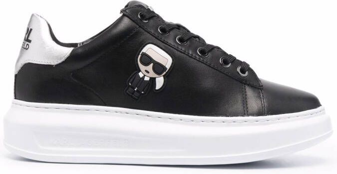 Karl Lagerfeld K Ikonic flatform sneakers Black