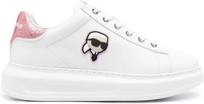 Karl Lagerfeld K Ikonik leather trainers White