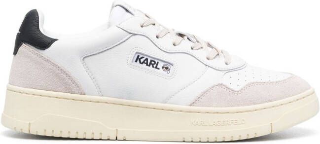 Karl Lagerfeld panelled low-top sneakers White
